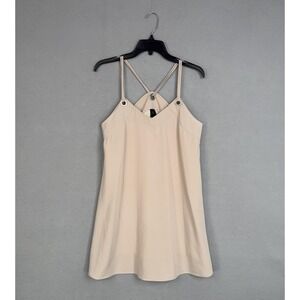 Ethereal Dress Womens Small Beige Minimalist Soft Romantic Feminine Quiet Luxury